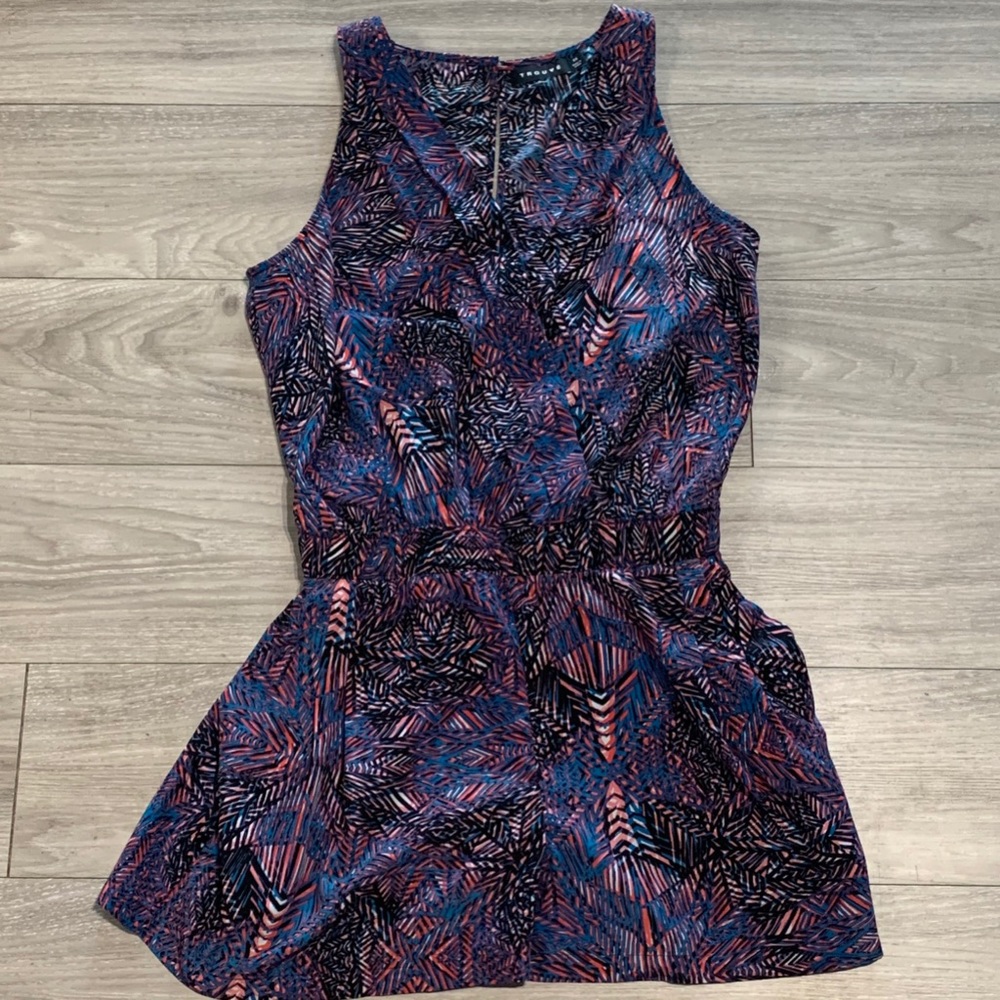 3/$20 Sale! Trouve Aztec Sleeveless Romper